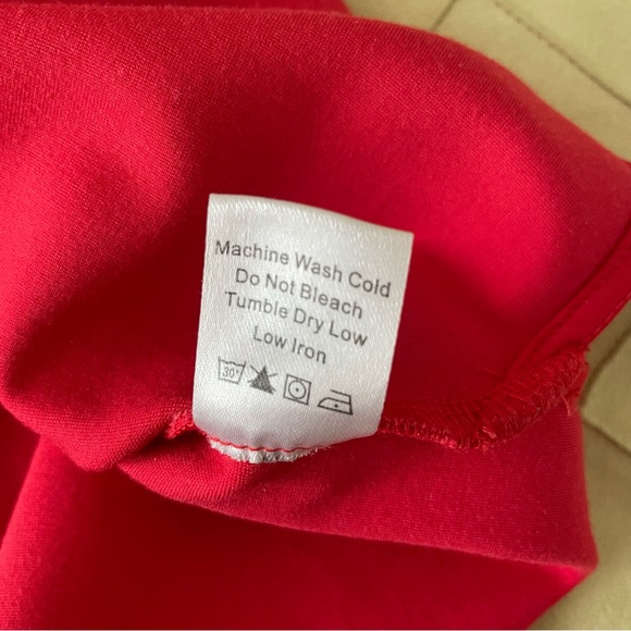 Tuckernuck Emerson Poppy Red Ponte Dress Size XXL - Picture 9 of 13